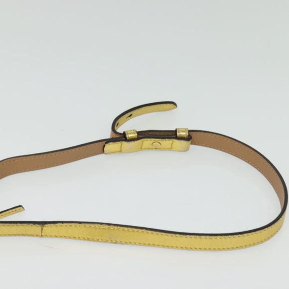 GUCCI GG Marmont Small Camera bag Chain Bag Leather Gold 447632 Auth 138001V