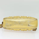 GUCCI GG Marmont Small Camera bag Chain Bag Leather Gold 447632 Auth 138001V-5