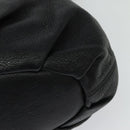 MCM Vicetos Logogram Hand Bag Leather 2way Black Auth 138003-16