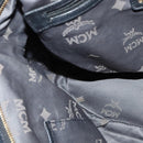 MCM Vicetos Logogram Hand Bag Leather 2way Black Auth 138003-21