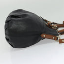 MCM Vicetos Logogram Hand Bag Leather 2way Black Auth 138003-5