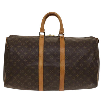 LOUIS VUITTON Monogram Keepall 50 Boston Bag M41426 LV Auth 138020 - 0