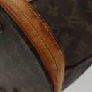 LOUIS VUITTON Monogram Bucket GM Shoulder Bag M42236 LV Auth 138021-17