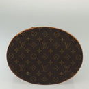 LOUIS VUITTON Monogram Bucket GM Shoulder Bag M42236 LV Auth 138021-5