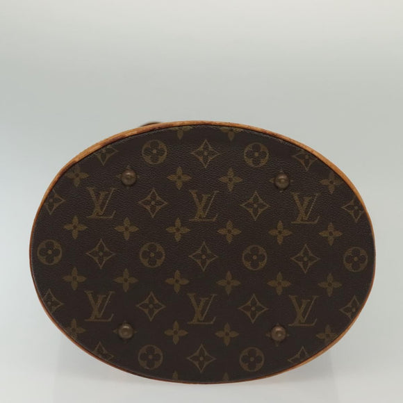 LOUIS VUITTON Monogram Bucket GM Shoulder Bag M42236 LV Auth 138021