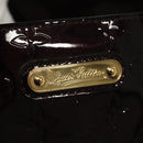 LOUIS VUITTON Monogram Vernis Wilshire PM Hand Bag Amarante M93641 Auth 138023-15