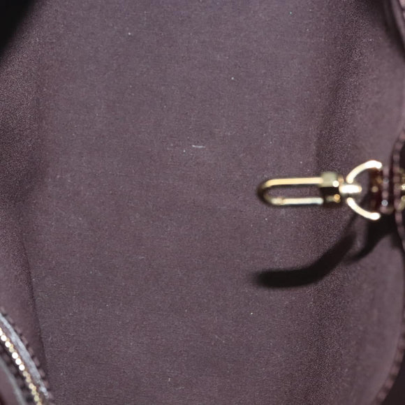 LOUIS VUITTON Monogram Vernis Wilshire PM Hand Bag Amarante M93641 Auth 138023