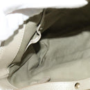 BVLGARI Chandra Shoulder Bag Leather White Gold Auth 138027-20