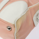 PRADA Shoulder Bag Nylon Pink Silver Auth 138032-8