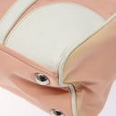 PRADA Shoulder Bag Nylon Pink Silver Auth 138032-16