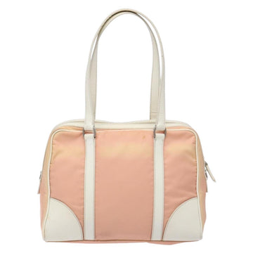 PRADA Shoulder Bag Nylon Pink Silver Auth 138032 - 0