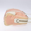 PRADA Shoulder Bag Nylon Pink Silver Auth 138032-3