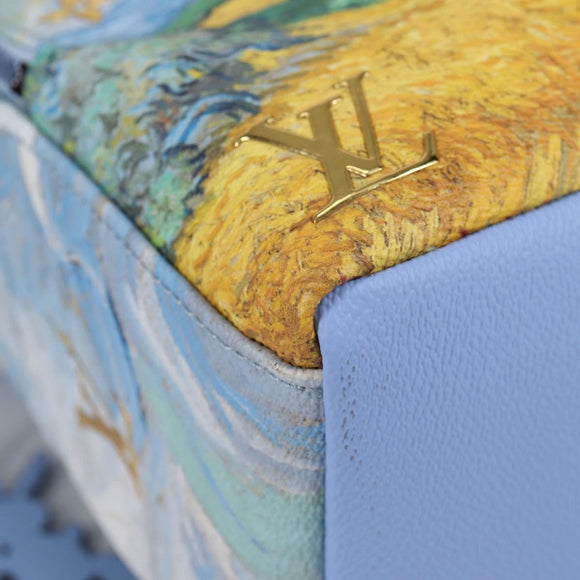LOUIS VUITTON Masters Collection Van Gogh Palm Springs Blue M43374 Auth 138037SA