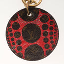 LOUIS VUITTON Yayoi Kusama Porte Cles Monogram Pumpkin Charm M66738 Auth 138042-2
