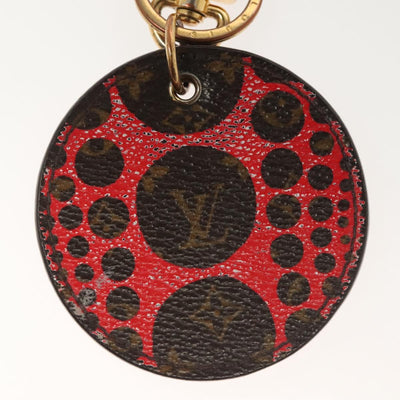 LOUIS VUITTON Yayoi Kusama Porte Cles Monogram Pumpkin Charm M66738 Auth 138042 - 0