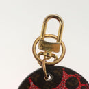 LOUIS VUITTON Yayoi Kusama Porte Cles Monogram Pumpkin Charm M66738 Auth 138042-3