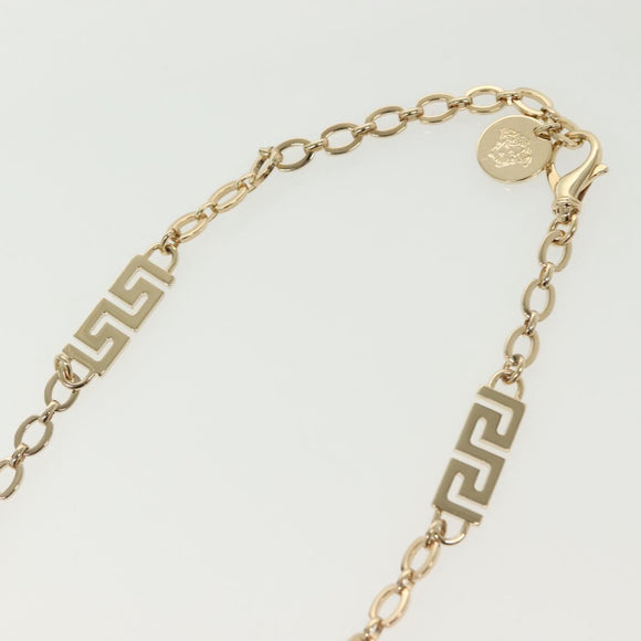 VERSACE Necklace metal Gold Auth 138043