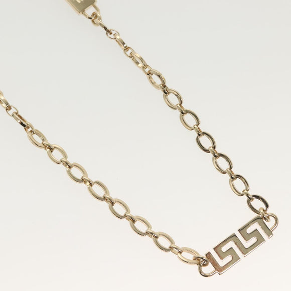 VERSACE Necklace metal Gold Auth 138043