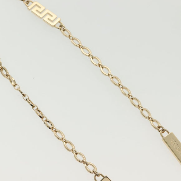 VERSACE Necklace metal Gold Auth 138043
