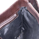 BURBERRY Nova Check Hand Bag Canvas Beige Silver Auth 138052-18