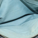 BURBERRY Nova Check Blue Label Shoulder Bag Canvas Blue Silver Auth 138053-19