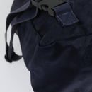 MCM Logogram Vicetos Backpack Nylon Navy Gold Auth 138056-14