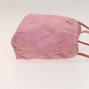 PRADA Tote Bag Nylon 2Set Gray Pink Auth 138061-12