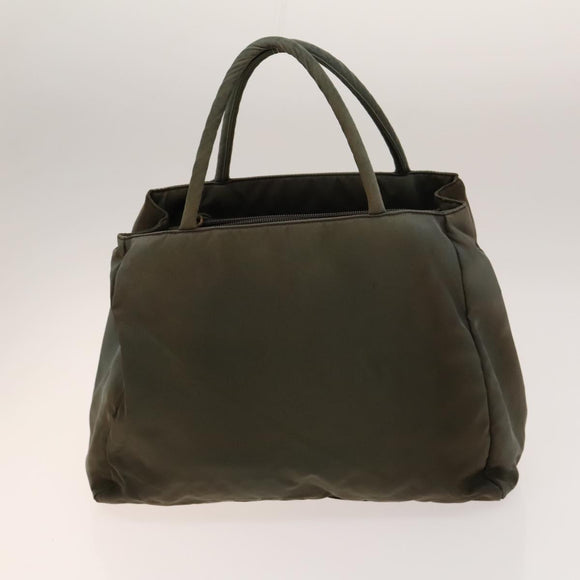 PRADA Tote Bag Nylon 2Set Gray Pink Auth 138061