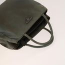 PRADA Tote Bag Nylon 2Set Gray Pink Auth 138061-5