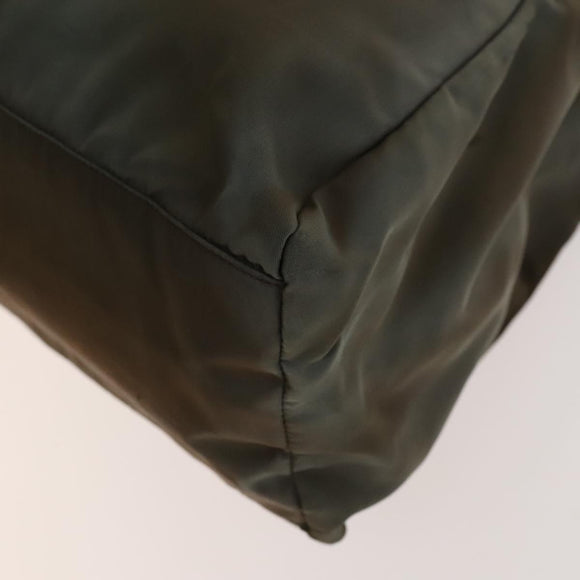 PRADA Tote Bag Nylon 2Set Gray Pink Auth 138061