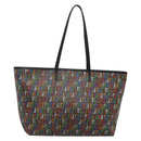 FENDI Zucchino Canvas Tote Bag Multicolor Gold Auth 138069V-1