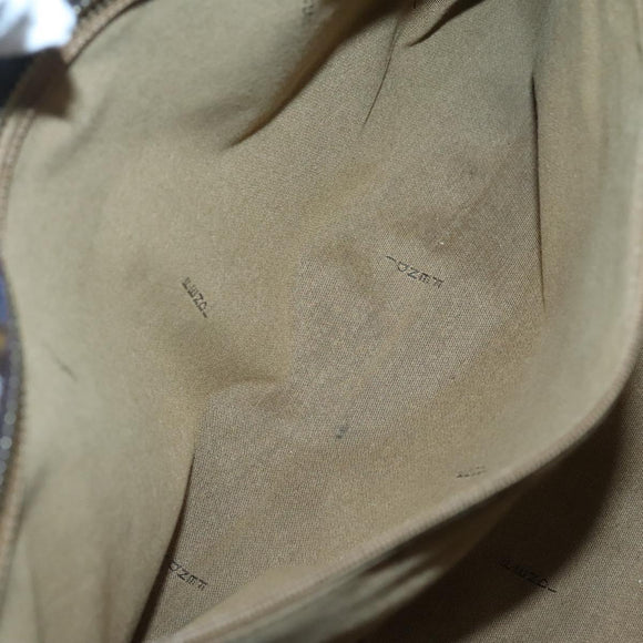 FENDI Zucchino Canvas Tote Bag Multicolor Gold Auth 138069V