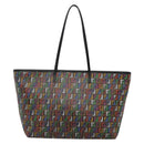 FENDI Zucchino Canvas Tote Bag Multicolor Gold Auth 138069V-13