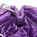 PRADA Hand Bag Nylon 2way Purple Gold Auth 138073M-26