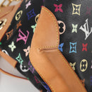 LOUIS VUITTON Monogram Multicolor Ursula Tote Bag Black M40124 LV Auth 138074V-17
