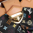 LOUIS VUITTON Monogram Multicolor Ursula Tote Bag Black M40124 LV Auth 138074V-21