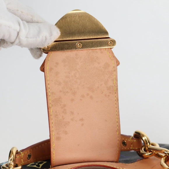 LOUIS VUITTON Monogram Multicolor Ursula Tote Bag Black M40124 LV Auth 138074V