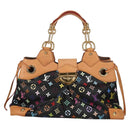 LOUIS VUITTON Monogram Multicolor Ursula Tote Bag Black M40124 LV Auth 138074V-13