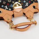 LOUIS VUITTON Monogram Multicolor Ursula Tote Bag Black M40124 LV Auth 138074V-7