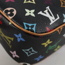 LOUIS VUITTON Monogram Multicolor Sologne Shoulder Bag Black M92639 Auth 138075V-19