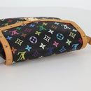LOUIS VUITTON Monogram Multicolor Sologne Shoulder Bag Black M92639 Auth 138075V-14