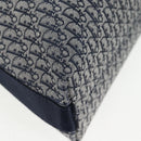 Christian Dior Trotter Canvas Shoulder Bag Navy Silver Auth 138077V-8