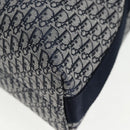 Christian Dior Trotter Canvas Shoulder Bag Navy Silver Auth 138077V-17