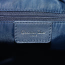 Christian Dior Trotter Canvas Shoulder Bag Navy Silver Auth 138077V-21