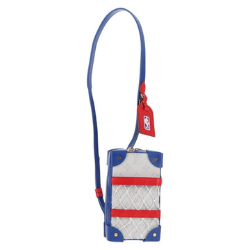 LOUIS VUITTON White LV X NBA Soft Trunk Phone Box Bag M80101 LV Auth 138078M
