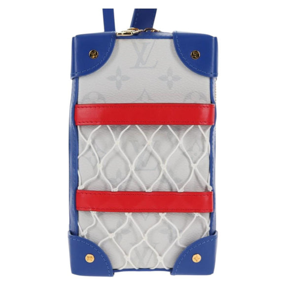 LOUIS VUITTON White LV X NBA Soft Trunk Phone Box Bag M80101 LV Auth 138078M