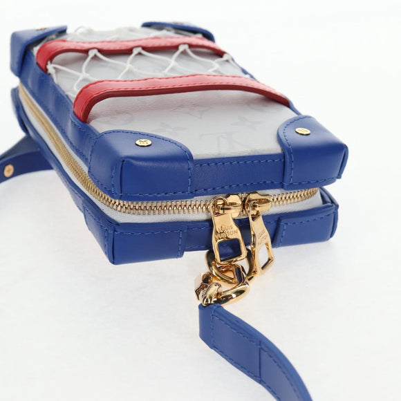 LOUIS VUITTON White LV X NBA Soft Trunk Phone Box Bag M80101 LV Auth 138078SAM