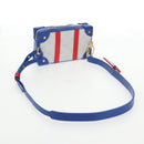 LOUIS VUITTON White LV X NBA Soft Trunk Phone Box Bag M80101 LV Auth 138078M-8