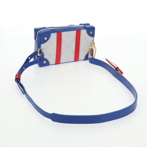 LOUIS VUITTON White LV X NBA Soft Trunk Phone Box Bag M80101 LV Auth 138078M