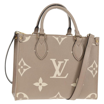 LOUIS VUITTON Monogram Empreinte On The Go PM Bag 2way Claim M45779 Auth 138080M